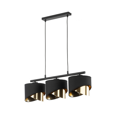 Lampa wisząca z abażurem Grant Black 4824 TK Lighting